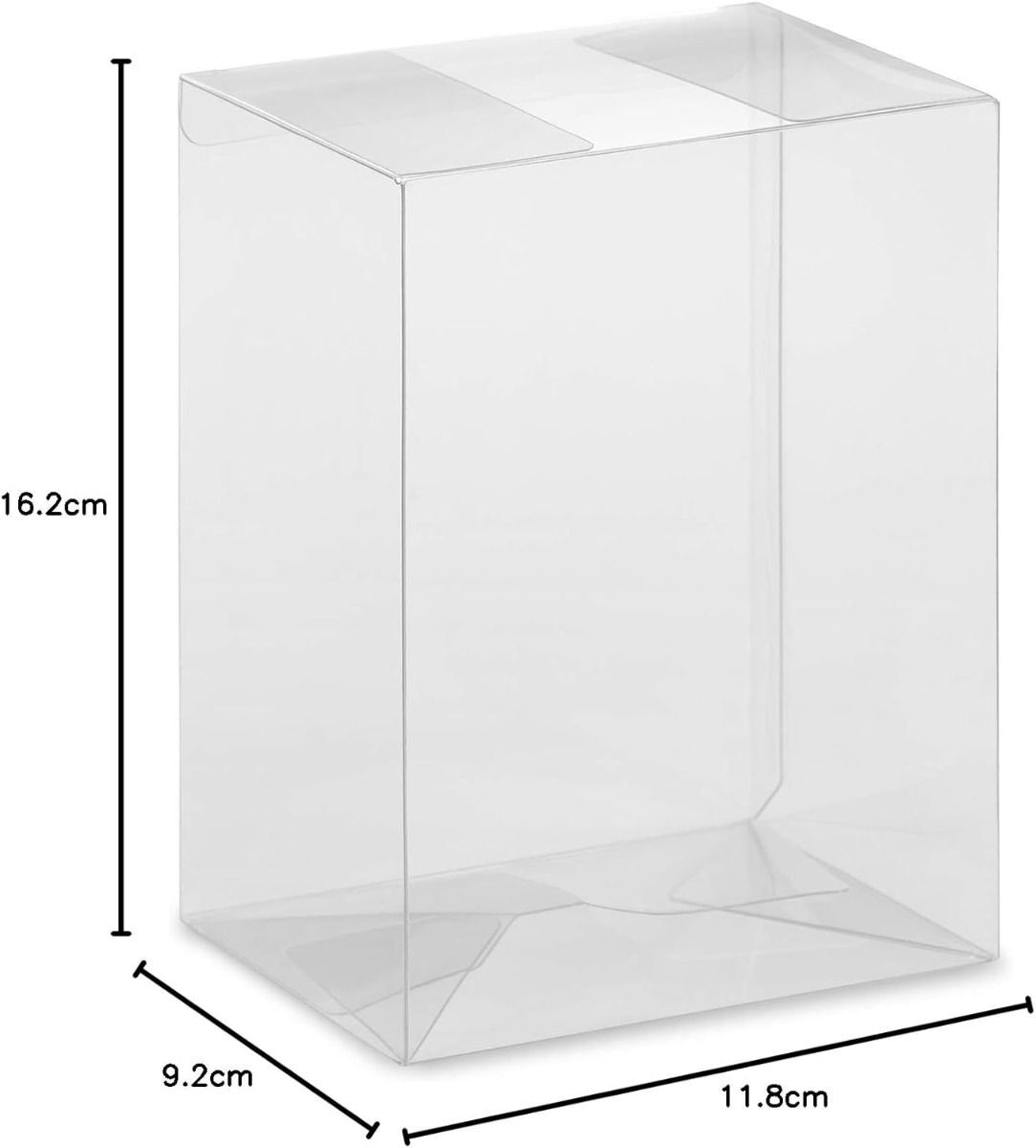 Suoja Protective Case 0,5mm thickness for Funko POP Figures 4”, 12pcs Pack