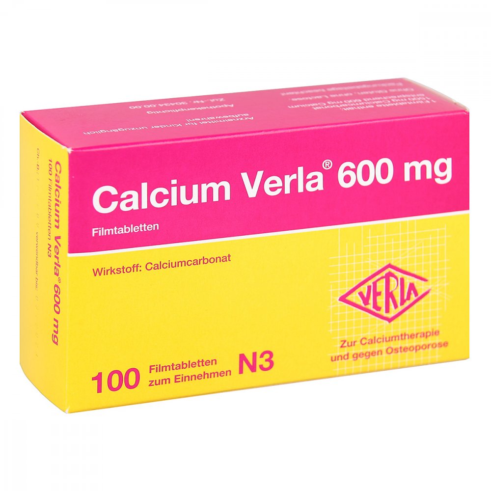 Verla-Pharm Arzneimittel GmbH & Co. KG Calcium Verla 600mg 01397867
