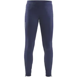 CRAFT Rush Zip Leggings Kinder 390390 - navy/navy 158/164