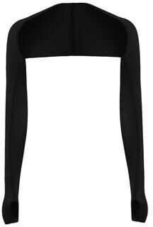 Uplifted Finds One Piece Ultra Thin Shawl Cooling Arm Sleeves & UV Sun Guard black