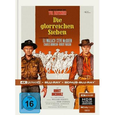 Die glorreichen Sieben - Limitiertes Mediabook (4K Ultra HD + Blu-ray + Bonus-Blu-ray), Blu-ray 4K