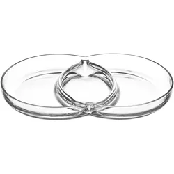 Glasschale SEZIONE (BHT 27,10x3,50x18,50 cm) - transparent - BHT 27,10x3,50x18,50 cm