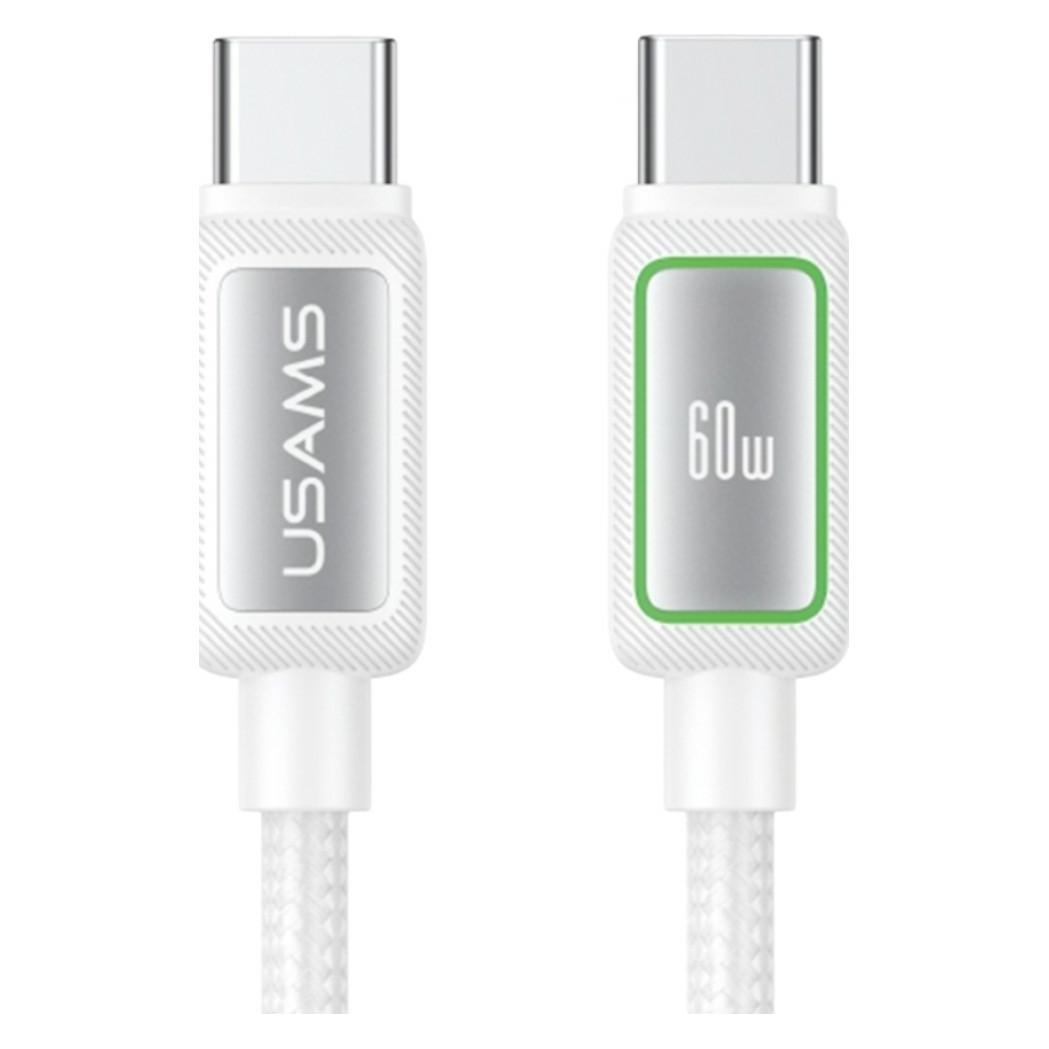 Usams Kabel przedłużający do słuchawek 1m biały/white EYCX102 (US-SJ055) (1 m, AUX Kabel) (EYCX102)