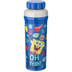 koziol Trinkflasche Olli Spongebob Schwammkopf 500ml - blau|grau