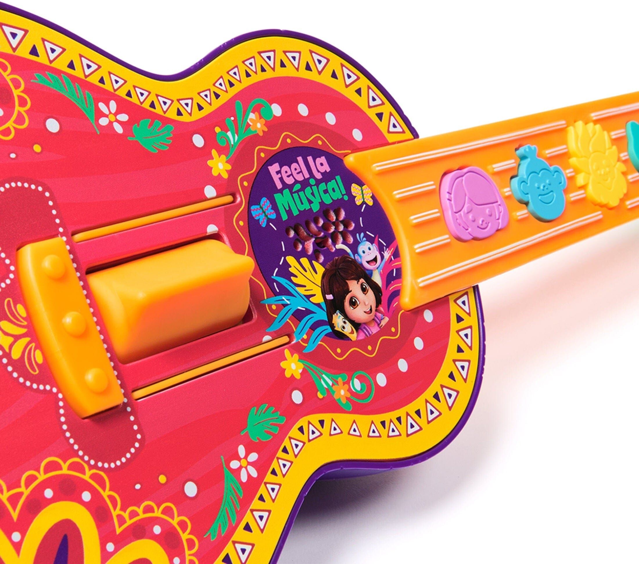 Dora the Explorer Jam ; Play Charango Musical Toy for Preschoolers - 48.2 cm Long - Colourful Design - Spin Master