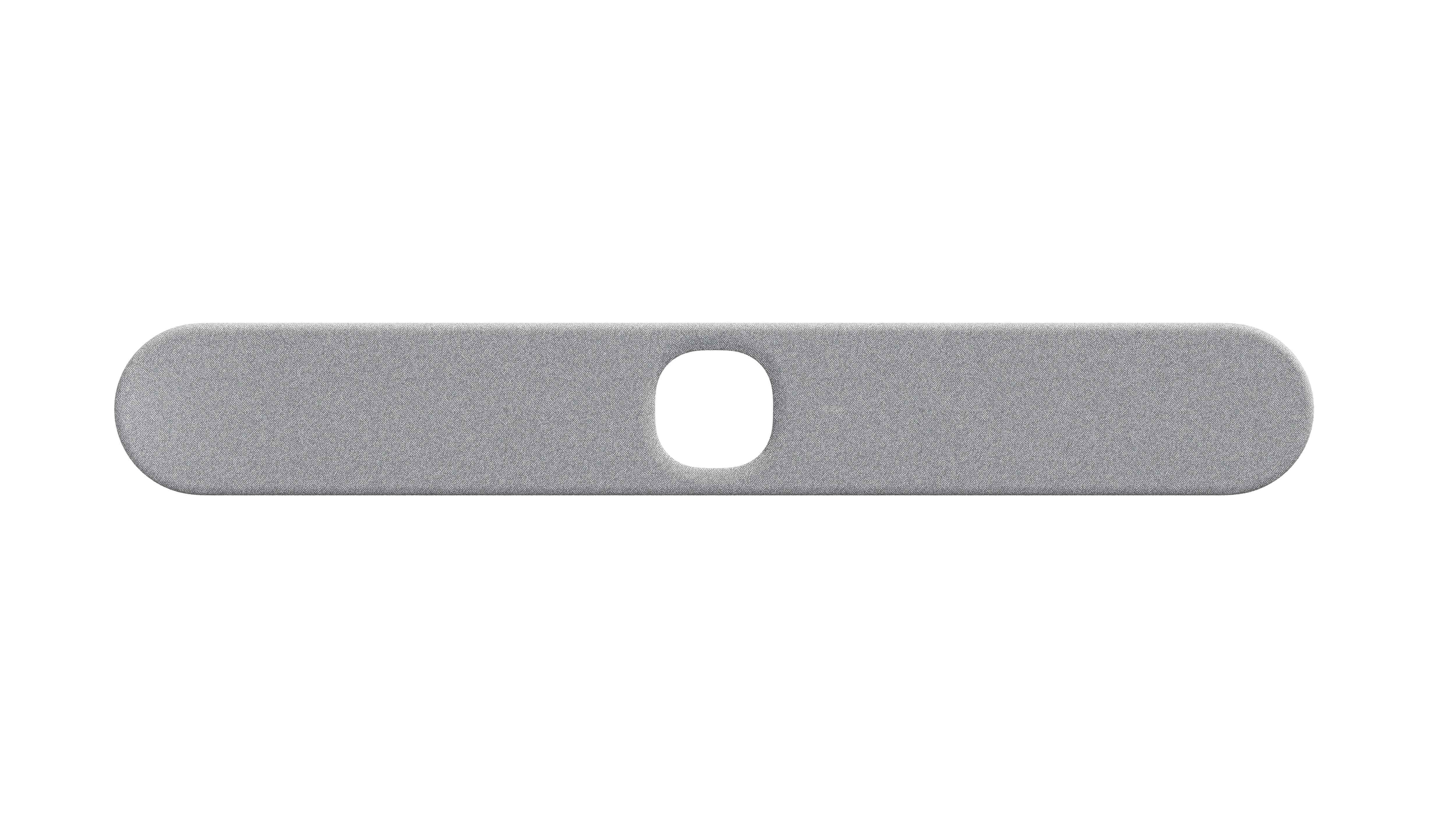 Logitech Rally Bar Huddle Frontabdeckung aus grauweißem Stoff 952-000147