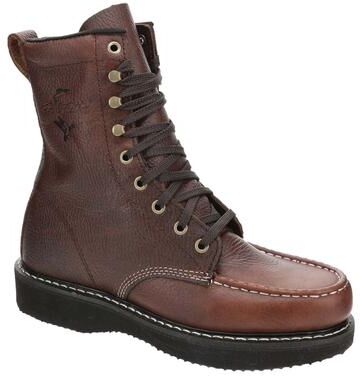 "Fin & Feather Men's 8"" Lace-Up - 13 Brown Boot D"