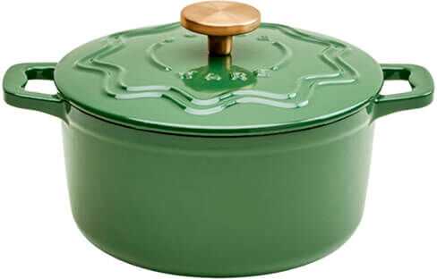 Judgeware Enamelled Cast Iron Green 20cm Casserole