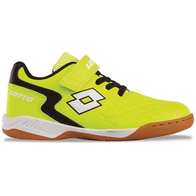 Hallenschuh LOTTO, Mädchen, Gr. 31, gelb (fr.gelb, schwarz), Synthetik, mehrfarbig, Schuhe Hallenschuh, - auch für den Hallensport