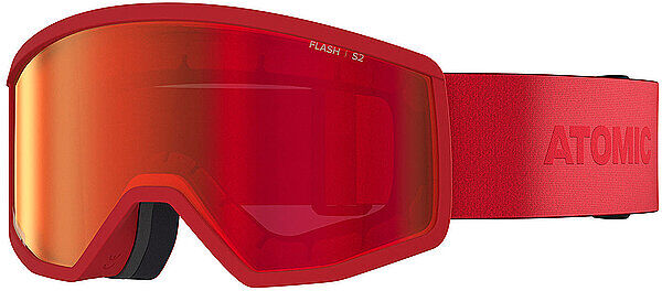 Atomic Kinder Skibrille Four JR XS Flash rot B
