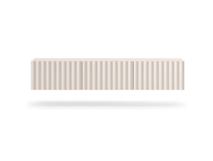 Hängender TV-Schrank Derriva mit geriffelten Fronten, 170 cm,