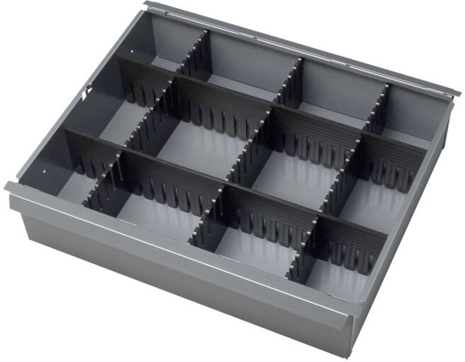 Kit de compartimentation Rau pour tiroirs Tiroir d'établi roulant Hauteur 180mm (09-200-30)