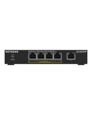 Netgear 300 Series GS305PP Switch SOHO unmanaged 5 x 10/100/1000 4 PoE+ Desktop wandmontierbar PoE+ 83 W (GS305PP-300EUS)