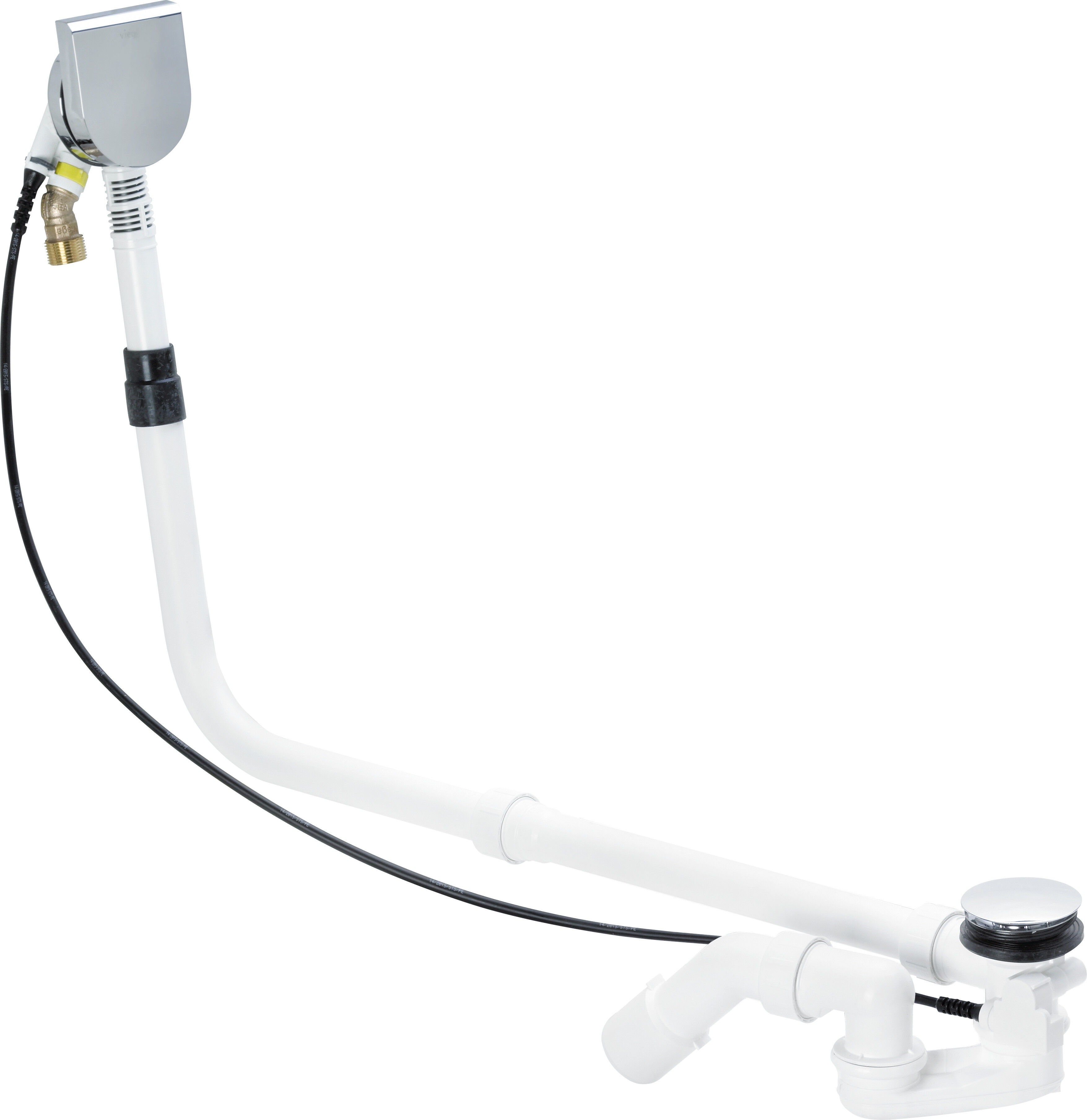Viega vidange / trop-plein 733612 Visign MT9, DN 40 / 50x1070 mm, chromé
