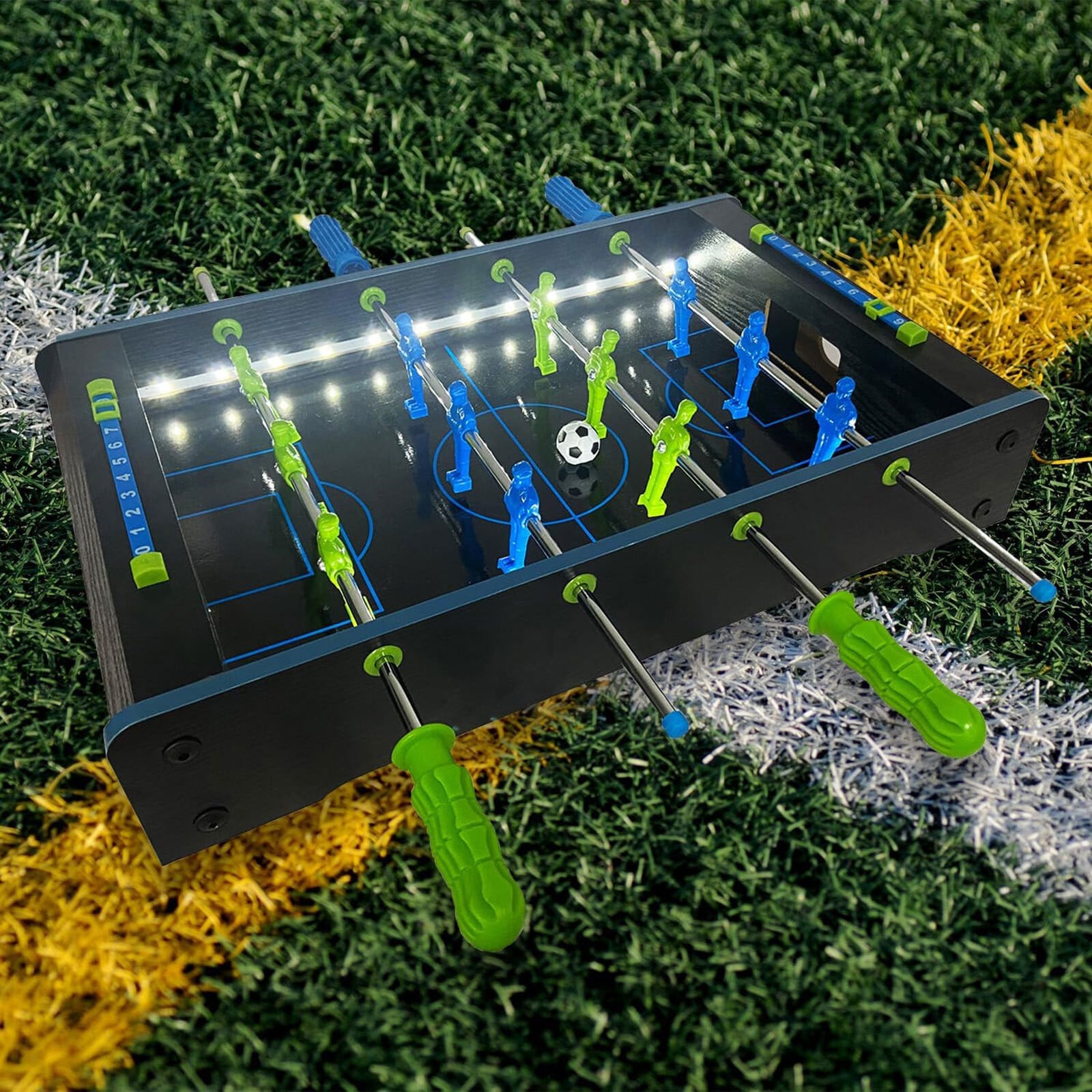 Mad Monkey tafelvoetbaltafel met LED-verlichting