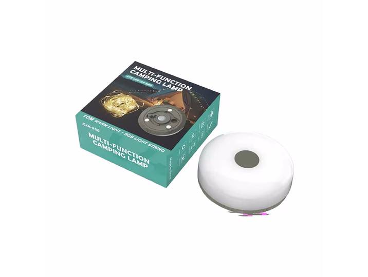 No-Name LED aufrollbare Outdoorlichterkette – Deckenlampe/Wandlampe – weiss