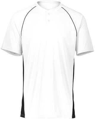 Augusta Sportswear A1560 Athletic Limit Jersey T-Shirt in White/Black size 3XL   Polyester 1560