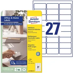 Avery, Etiketten, Universal-Etiketten