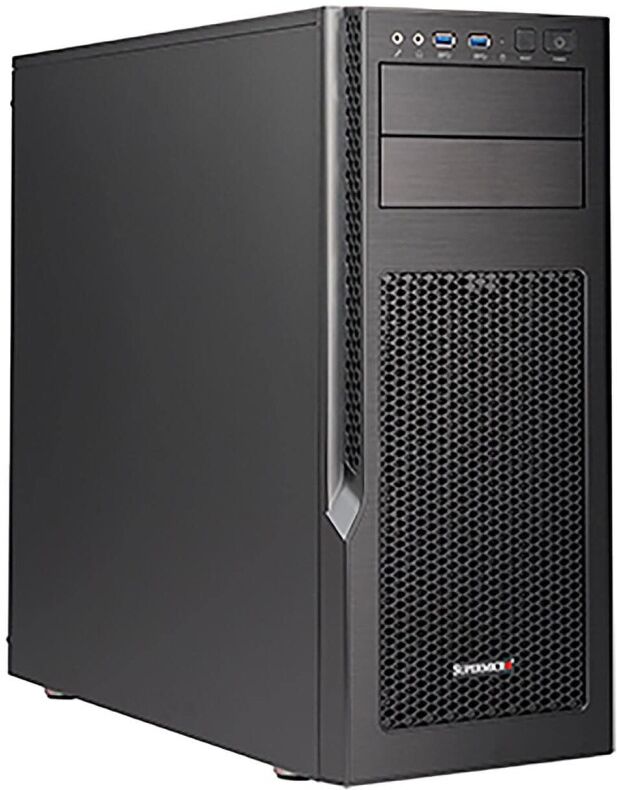 Supermicro SYS-530AD-I barebone per PC/stazione di lavoro Midi-Tower Nero, Grigio Intel Z590 LGA 1200 (Socket H5)