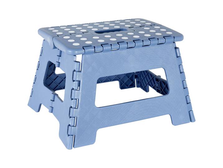 MyDeal Klapphocker - Farbe: blaugrau - Material: Kunststoff - 509