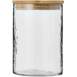 IB Laursen Vorratsglas mit Mango-Holzdeckel, 14,5 cm, Ø 10,2 cm, 1 Liter