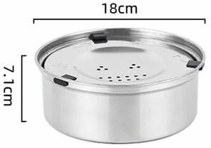 Inspire Essentials Stainless Steel No Spill Floating Pet Water Bowl 1l