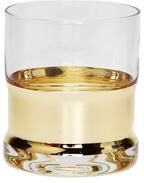 Classic Touch Set of 6 Tumblers Clear with Stripe