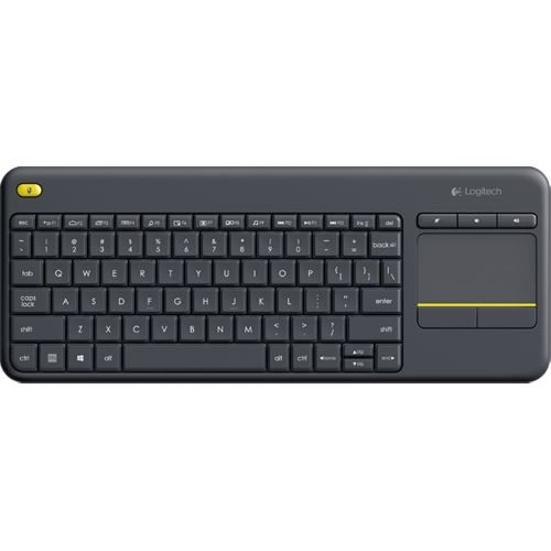 Logitech K400 Plus USB US-International dunkelgrau (kabellos)
