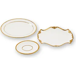 Golden Finds Serviergeschirr, 3-teilig