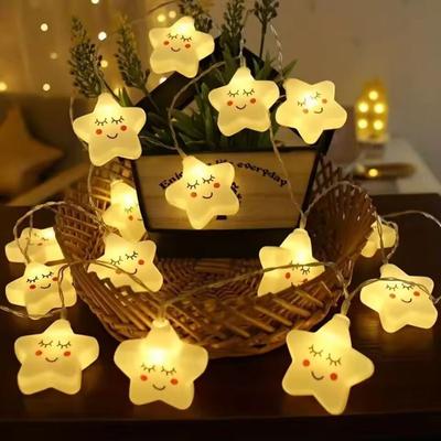 Inspired Living CozyStar Battery Powered Star LED String Lights stars 3m 20led