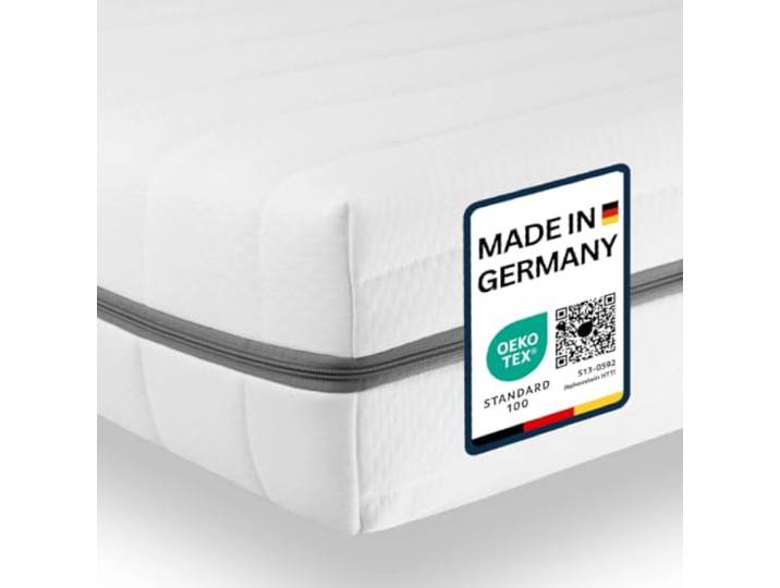 Sleepneo Matratze 180x220 - Ergonomische Kaltschaummatratze - 7-Zonen-Matratze H3 - Oeko TEX Zertifiziert - Waschbarer Bezug - 2in1 Matratzen Härtegrad - atmungsaktiv - Höhe 15 cm