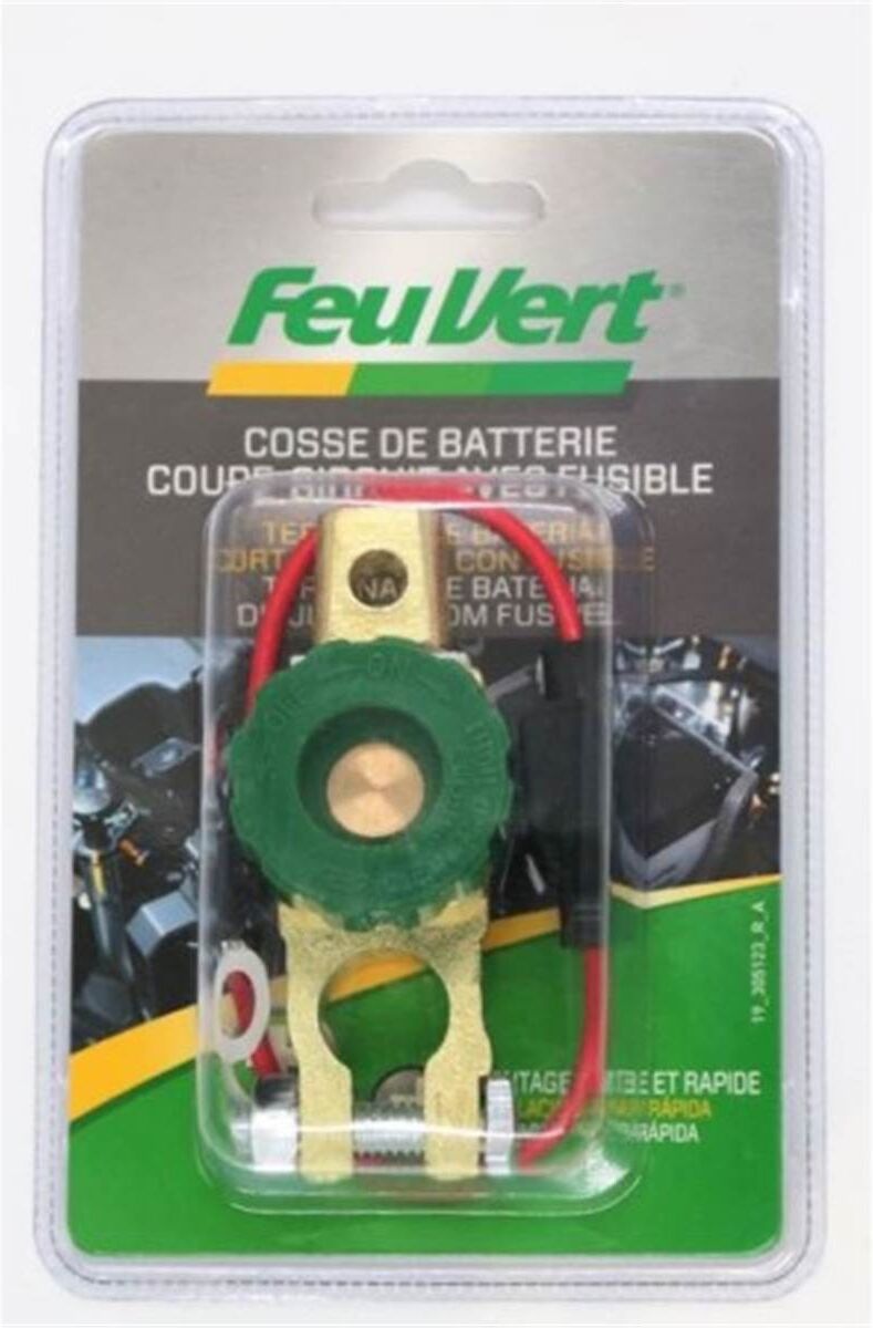 Terminal de bateria do cortador de fusíveis Feu Vert