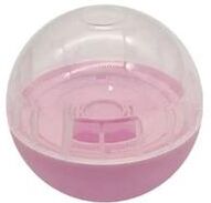 Inspire Select Mouse Shaped Treat Dispensing Tumbler Toy Interactive Slow Feeder Ball For Cats Food Leakage Puzzle Feeder pink