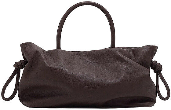 JULIA SKERGETH Ledertasche - Henkeltasche TAKEAWAY SLOUCH Medium braun EG