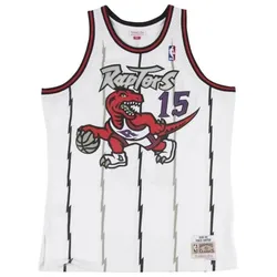 Mitchell & Ness, Herren, Sportshirt, Swingman Jersey Toronto Raptors 199899 Vince Carter (XXL), Weiss, XXL