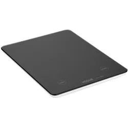 Vogue schwarze rechteckige Digitalwaage 10 kg