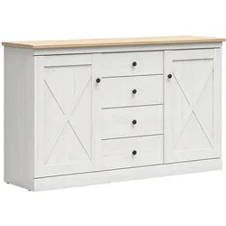 SIDEBOARD Victoria Weiß und Holz