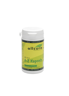 allcura Naturheilmittel GmbH A-Z Kapseln mit Mineralstoffen und Vitaminen 60 St 02202972