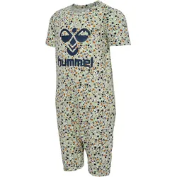 hummel hmlMADS AOP kurzarm Baby-Strampler 0521 - desert sage 80