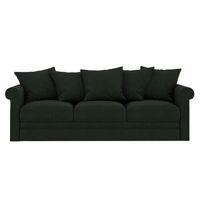 100% Baumwolle Bezug 3-Sitzer Sofa Bezug einfarbig Abdeckung