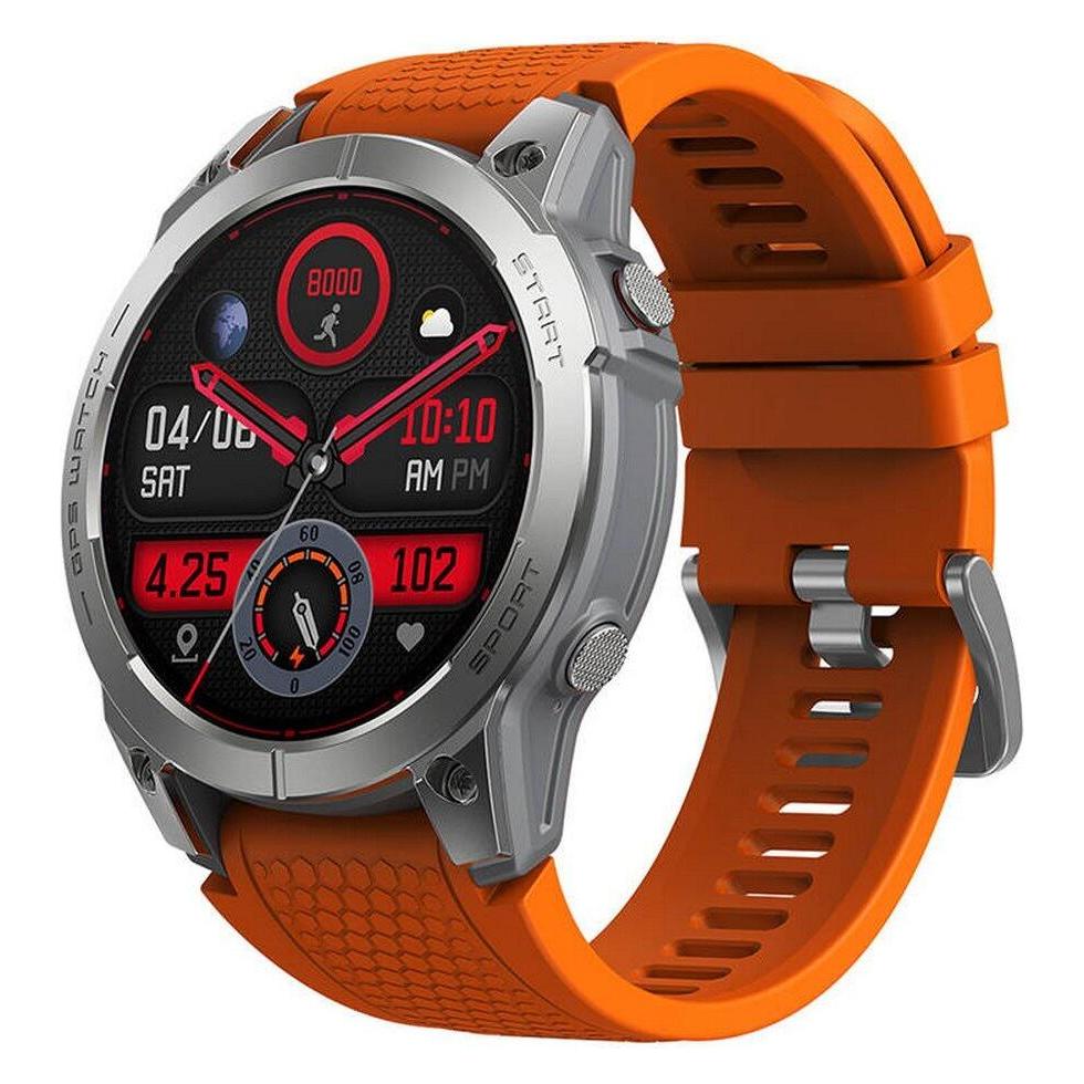 Zeblaze Smartwatch Smartwatch Stratos 3 (Pomaranczowy) (ohne SIM) (Stratos 3 Orange)