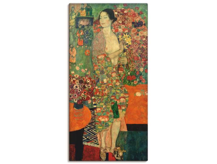 Wandbild ARTLAND Die Tänzerin , rot (farbe bild(er): rot), B:20cm H:40cm, Bilder, Wandbild, als Leinwandbild, Poster in verschied. Grössen