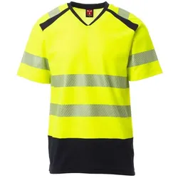 Payper Warnschutz T-Shirt EN ISO 20471 WAY Fluogelb/Marineblau S