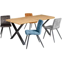 Endorphin, Essgruppe, Design Esstisch-Set mit 4 Stühlen