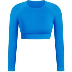 SMILODOX Crop Longsleeve Maysa, Größe XS in Blau Blau