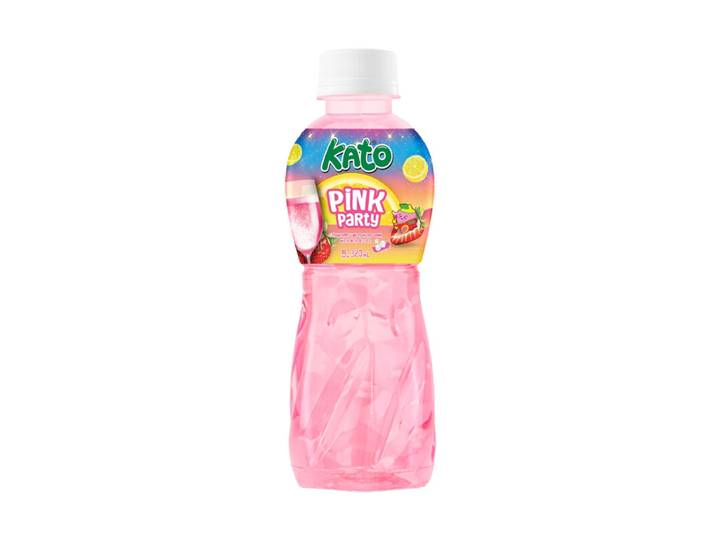 KATO Boisson de Fête Rose Avec Gelée de Nata de Coco 320 ml