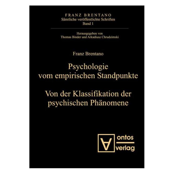 De Gruyter Psychologie vom empirischen Standpunkt. (Deutsch, Hardcover, Arkadiusz Chrudzimski, Thomas Binder) (67763737)