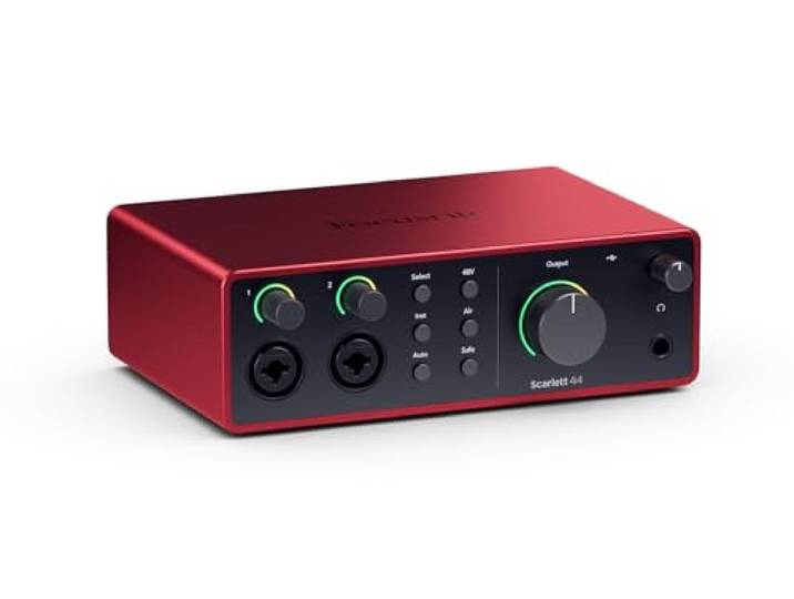 Focusrite Scarlett 4i4 4th Gen USB-C-audio-interface