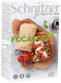 Schnitzer Pãezinhos Focaccia Sem Glúten Bio 220g