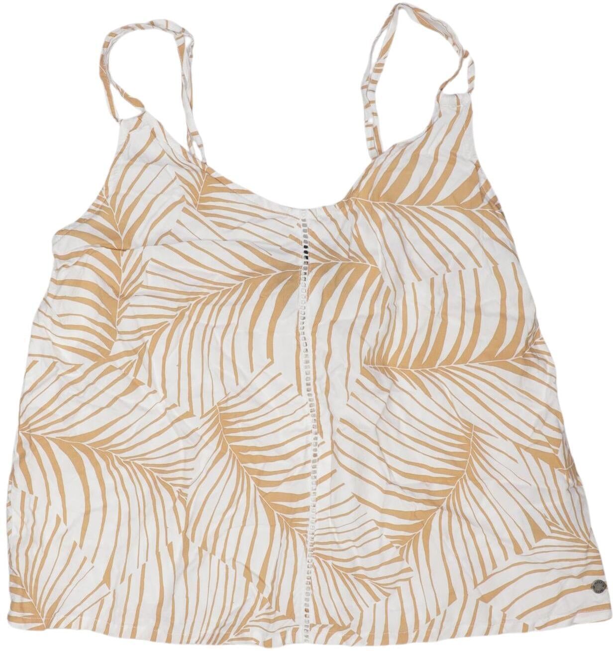 Roxy Damen Top, Beige, Gr. M, Viskose - Second Hand
